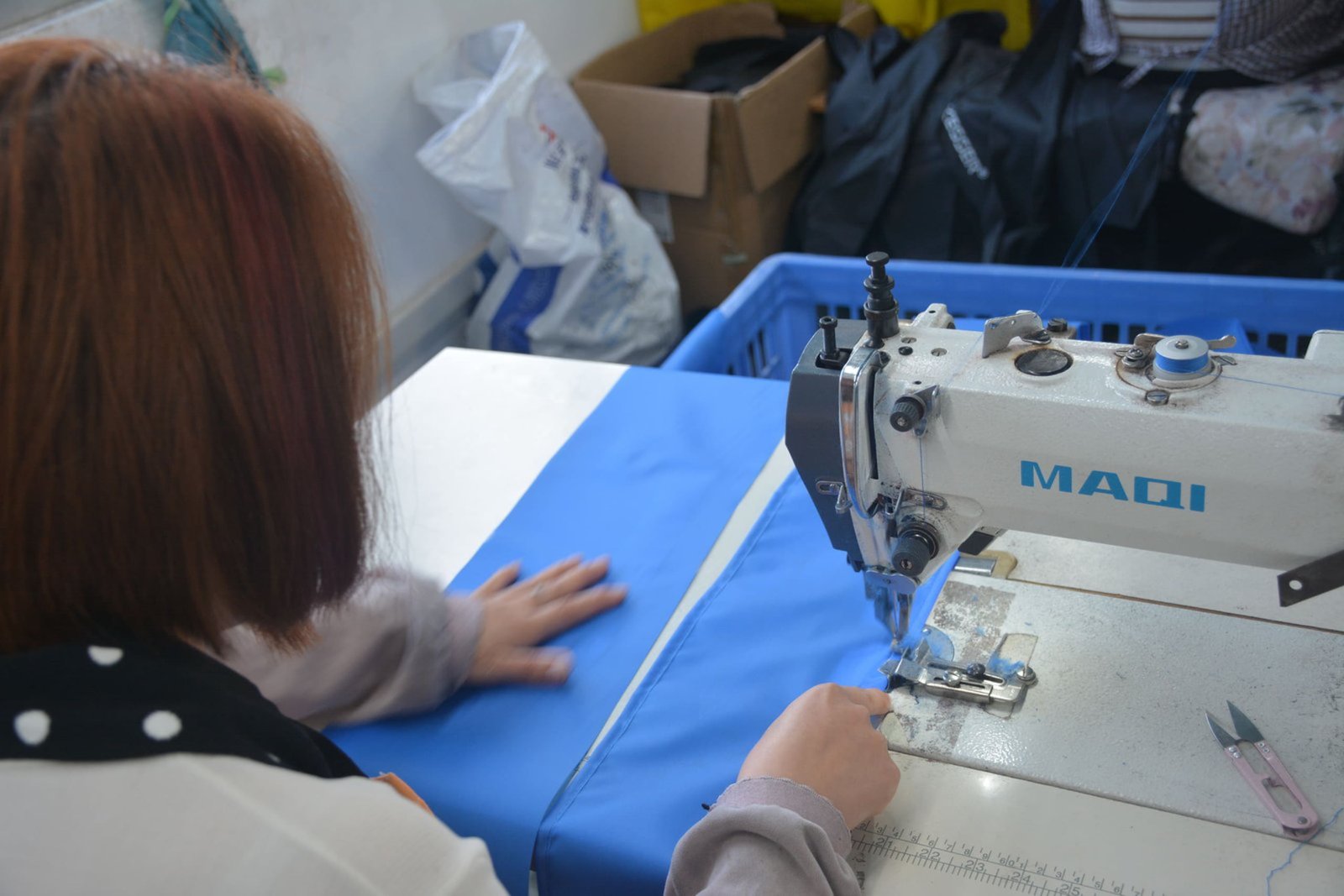 Workshop textile production