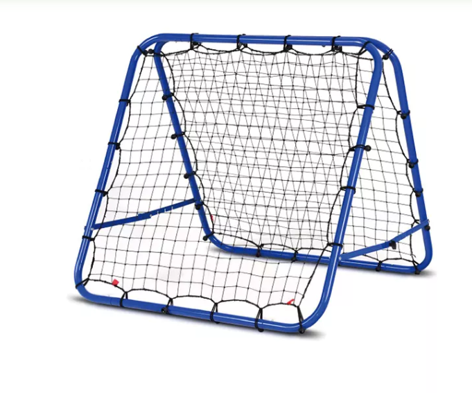 Custom branded rebound net manufactured by ZRC Textile for European sports clubs and schools