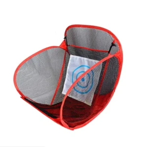 Collapsible golf practice chipping net and mat - ZRC-GL013