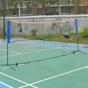 Mobile adjustable height frame freestanding volleyball tennis badminton net - ZRC-VTN003
