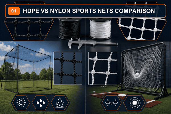 HDPE vs Nylon Sports Nets Material Comparison HDPE vs Nylon Sports Nets Comparison