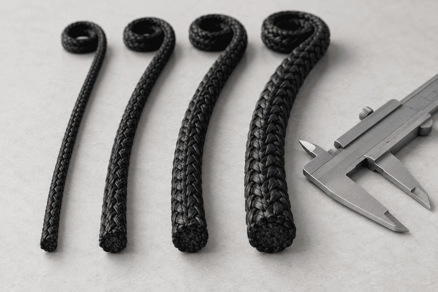 rope diameter variations