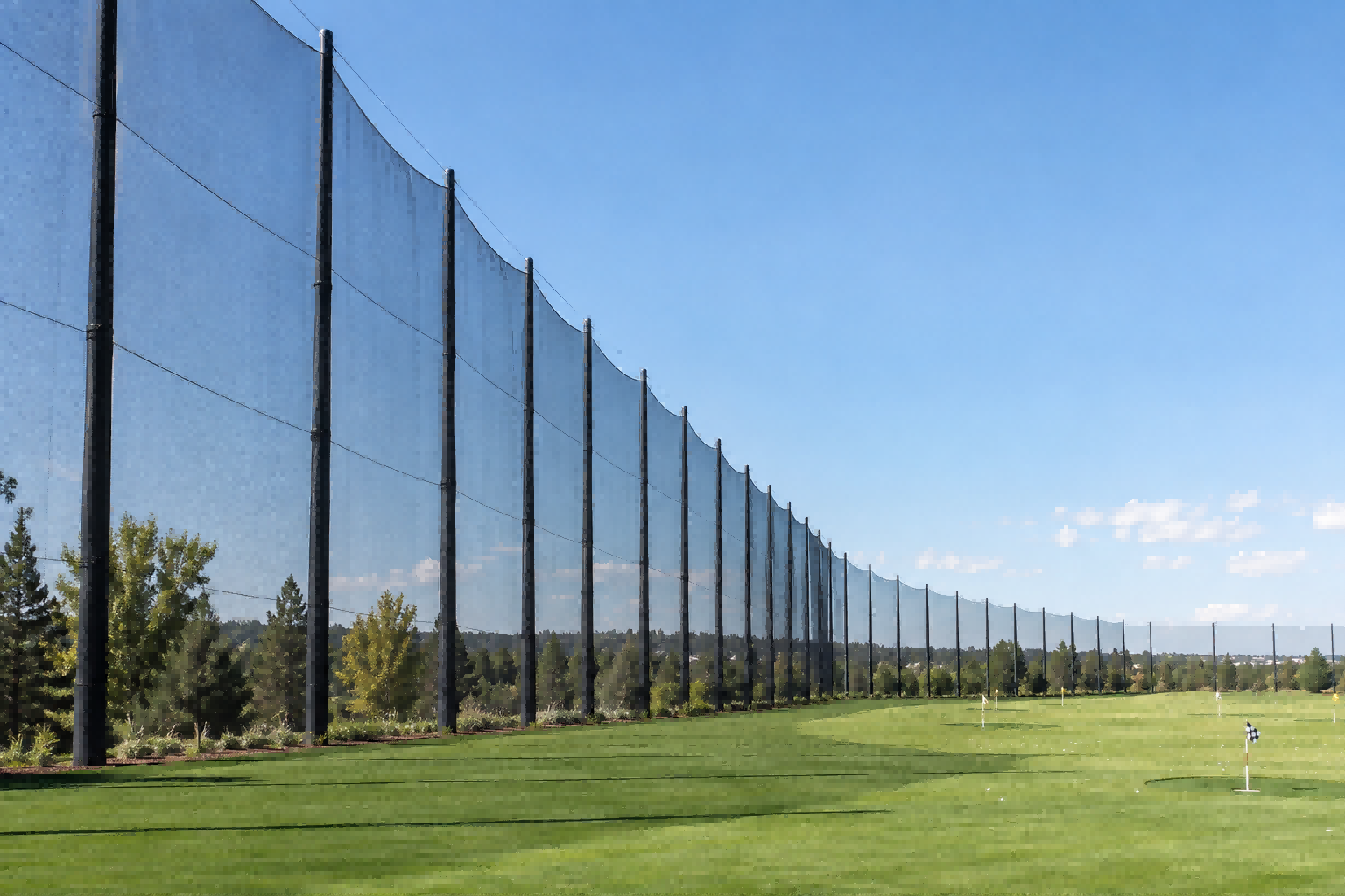 golf driving range barrier nets