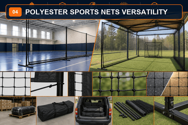 Polyester Sports Nets in Indoor and Seasonal Use Polyester Sports Nets Versatility