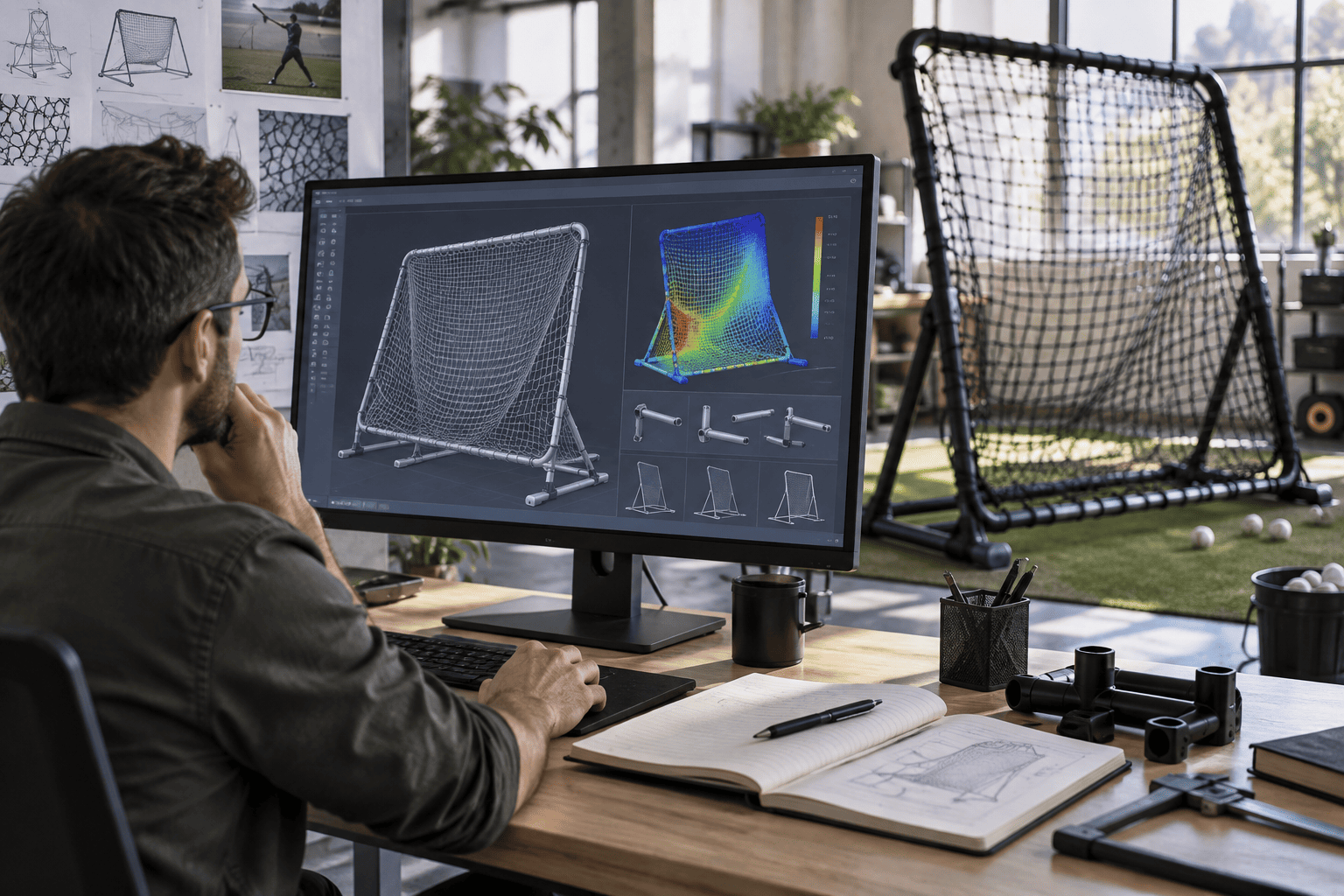 AI leverages data analysis for innovative sports net designs AI-driven innovation
