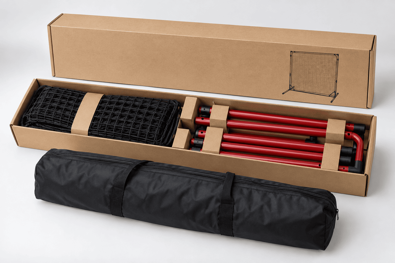 Baseball net packaging designs