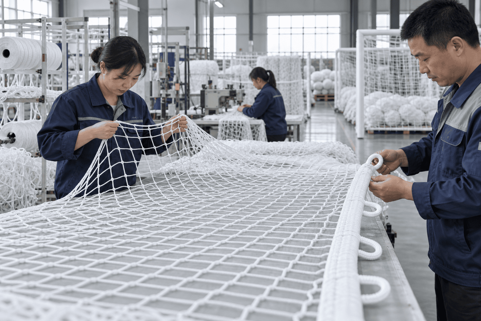 buying soccer goal nets from China Chinese soccer net factory