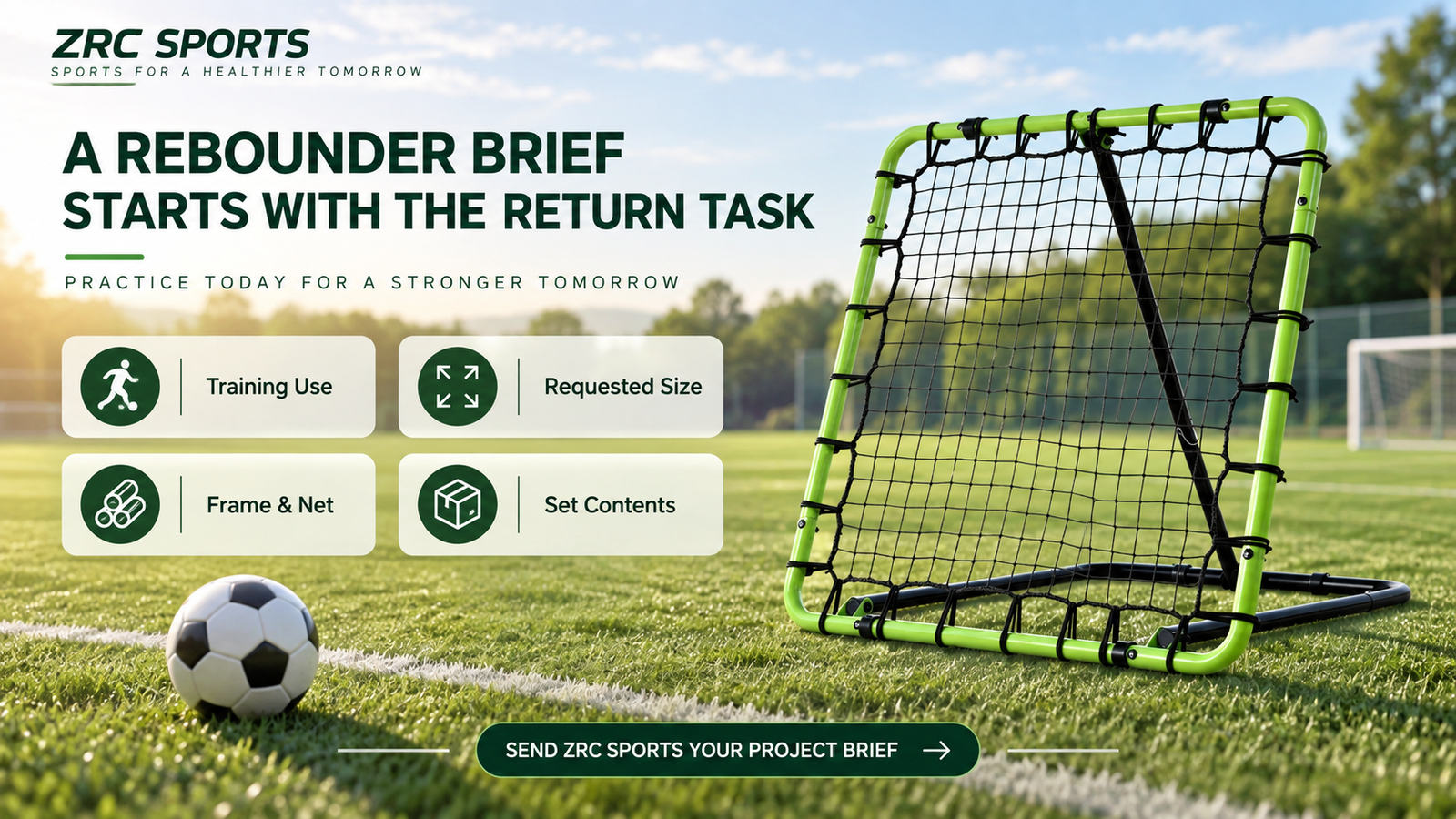 Soccer Rebounder Manufacturer: How to Build a Clear OEM Brief