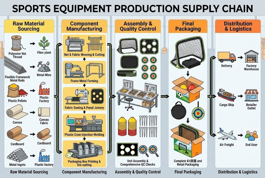 Examining sports equipment production supply chains sports equipment production supply chain